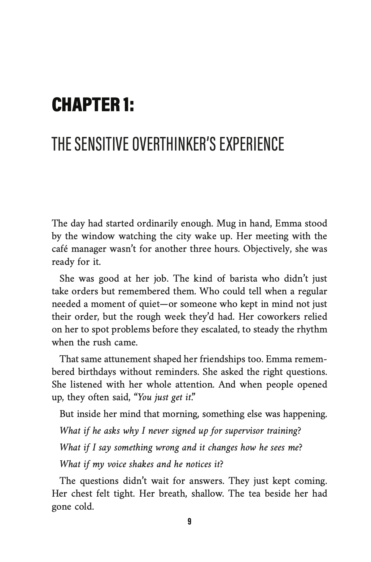 THE SENSITIVE OVERTHINKER'S PATH