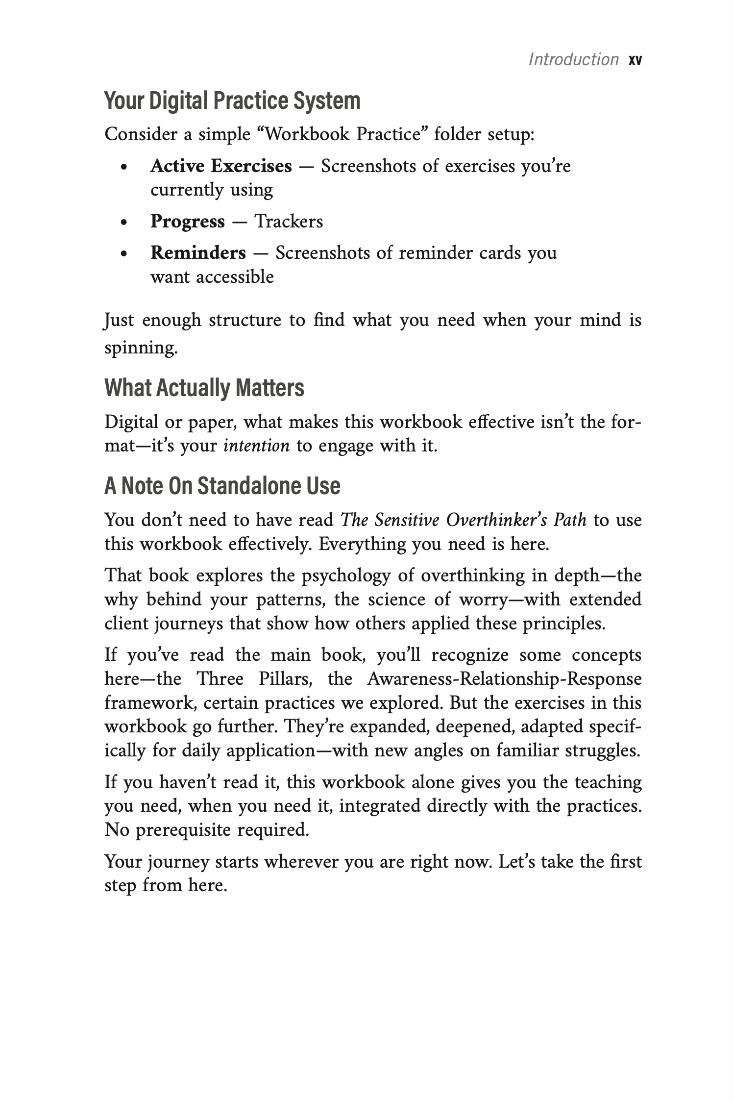 THE SENSITIVE OVERTHINKER’S WORKBOOK & JOURNAL